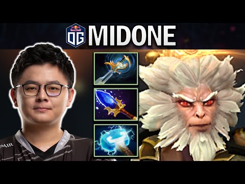 THIS IS HOW PRO PLAYER OFFLANES WITH MONKEY KING - OG.MIDONE - DOTA 2 7.24 GAMEPLAY
