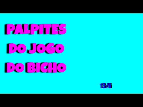 PALPITE DO DIA 13/06/2026 PARA TODAS AS LOTERIAS