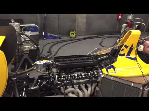 Formula 1 Lotus Lamborghini V12 dyno test