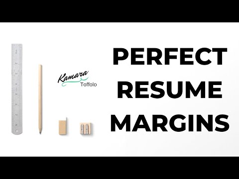 How to Perfectly Format Your Resume Margins