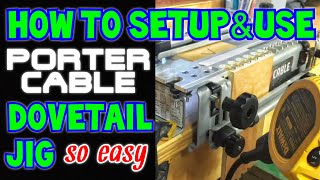 How To Set Up and Use The Porter Cable Dovetail Jig