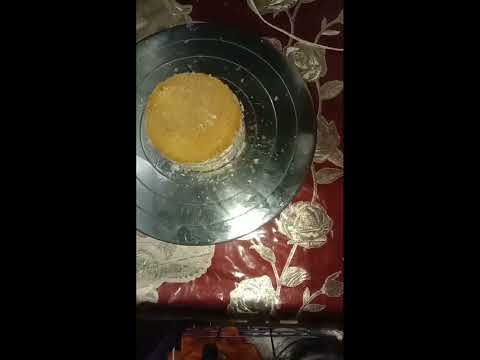 vanilla flavor cake decoration video