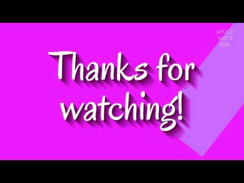 How to say "bacca"! (High Quality Voices)