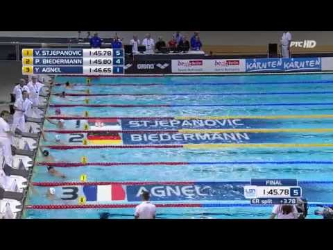 LEN EUROPIAN SWIMMING CHAMPIONSHIPS BERLIN 2014 200m Freestyle Men, Velimir Stjepanovic