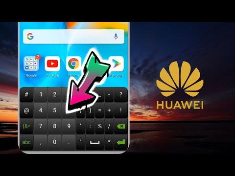 Keyboard Number Row and Number Position in Huawei