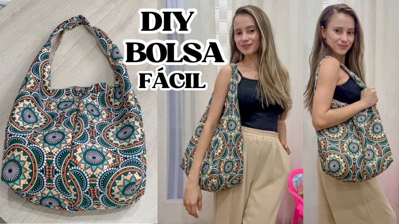 BOLSA de tecido FÁCIL para INICIANTES | DIY Bag Very Easy