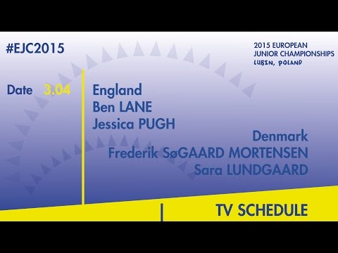 Semifinal B.Lane/J.Pugh(ENG) VS. F.SogaardMortensen/S.Lundgaard(DEN) #EJC2015 Lubin, Poland