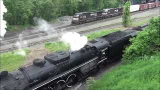 preview picture of video 'NKP #765 on the NS Pittsburgh Line'