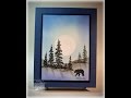 Blue Moonrise Card 