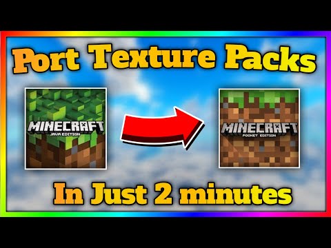 BRAVE SHAHEEN YT - How to port java texture packs to MCPE/Bedrock on Android in 2023!!