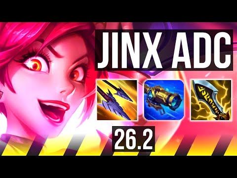 JINX & Leona vs YASUO & Lulu (ADC) | EUW Challenger | 26.2
