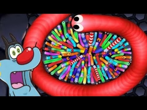Slither.io Pro Tiny Snake Destroy Giant Snakes - Epic Slitherio Gameplay