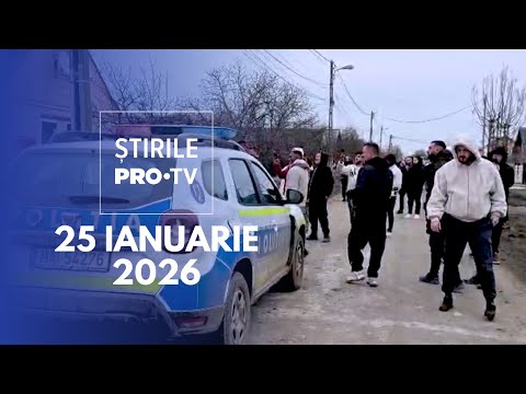 Știrile PRO TV - 25 Ianuarie 2026 | Revoltă după uciderea lui Mario