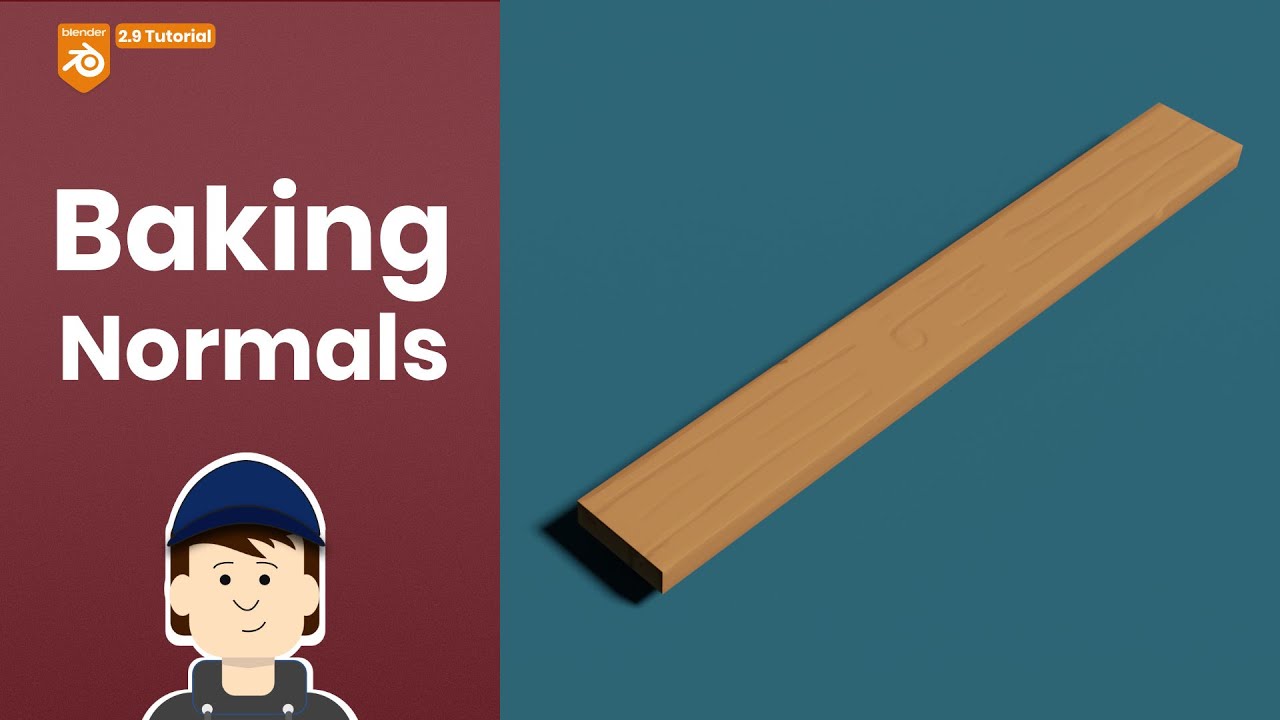 How to bake normal maps with a cage in Blender [2.93]