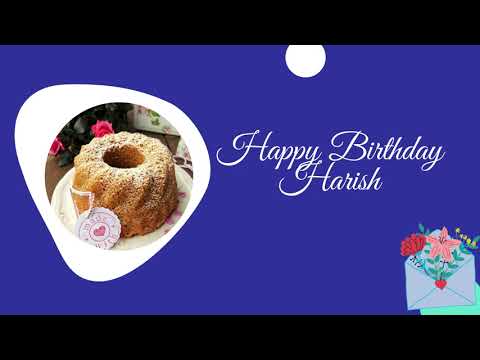 happy birthday Harish song - Harish Birthday Video song - Happy birthday to you Harish