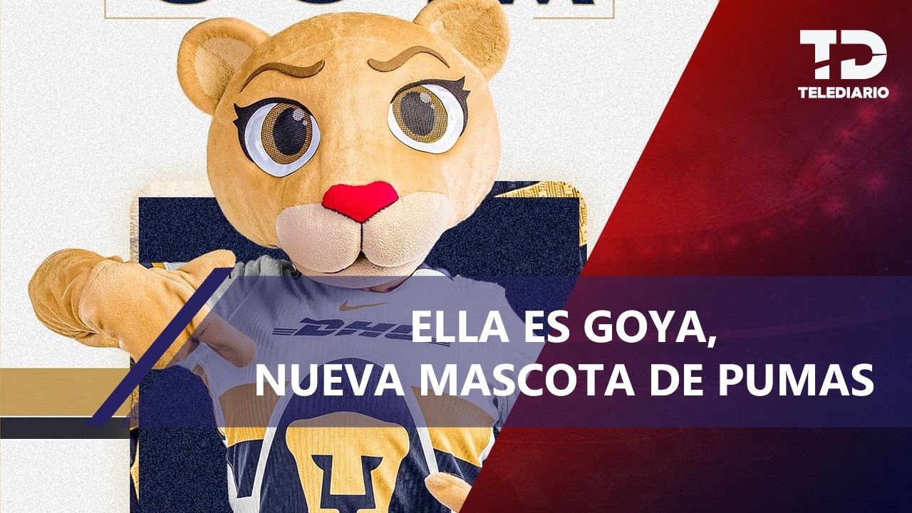¡Es bellísima! Pumas presentó a Goya como nueva mascota del club