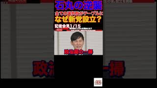 石丸の逆襲⑧せまざまな選択肢「なぜ新党設立？」#政治 #教養 #都議選#石丸伸二