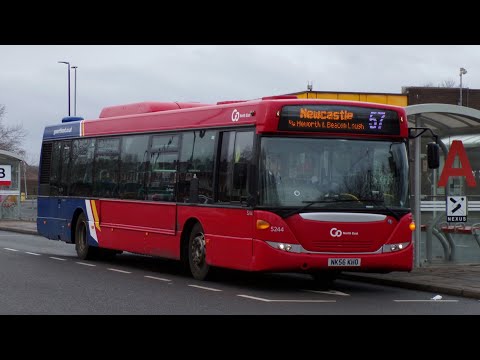 GNE Route:57|Heworth-Wardley|NK56 KHO-5244|Scania OmniCity