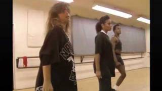 Paula Abdul Choreographs Janet Jackson for When I Think of You [rare clip] 1986