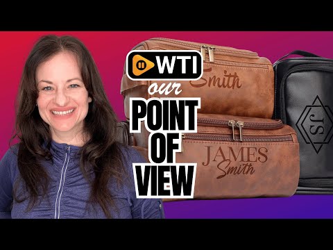 Personalized Toiletry Bag for Men - WTI product video review