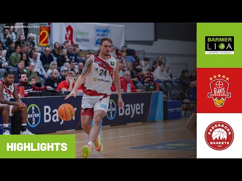 ProA: Bayer Giants Leverkusen vs. Paderborn Baskets | Highlights