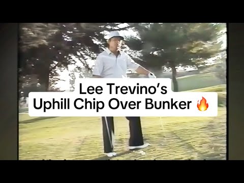 Uphill Chip Over Bunker w/ Legend Lee Trevino
