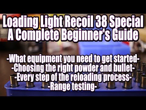 38 Special - Loading Light Recoil Ammo