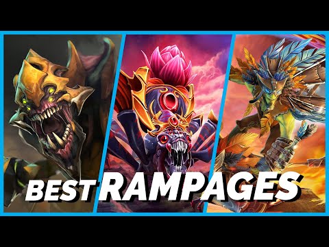 Dota 2 Rampage Sand King, Broodmother & Batrider (2022)