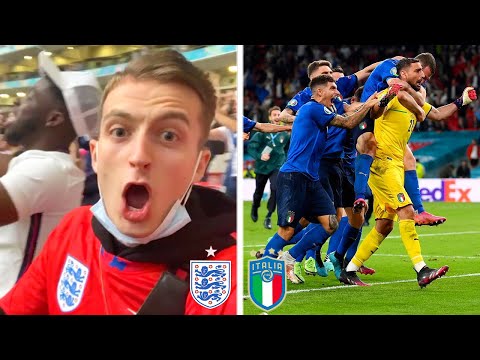I went to ENGLAND vs ITALY! EURO 2020 FINAL! (Crazy Football Fan Reactions & Highlights)