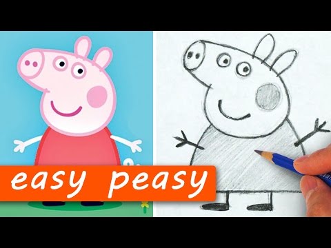How to Draw Peppa Pig the EASY PEASY Way