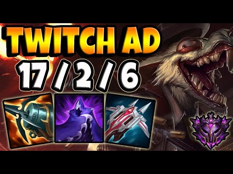 Twitch ADC vs Jinx [ OTP ] Lol Korea Master Patch 11.24 ✅