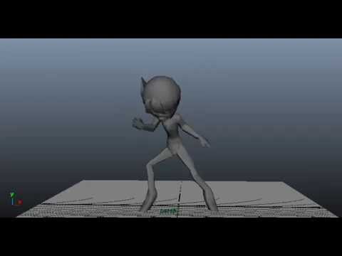 Short 3D Animation Dance Test