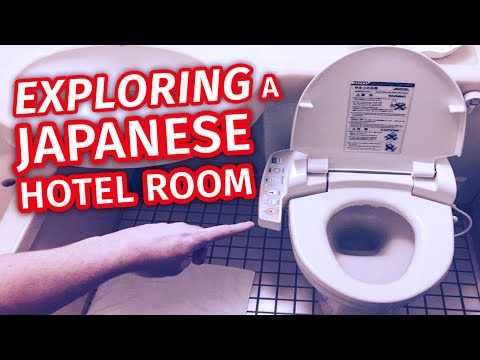 探索日本酒店客房 (Exploring a Japanese Hotel Room)