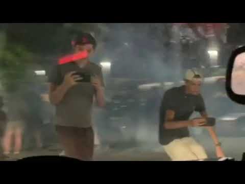 Inside of a 370Z Doing Donuts around people