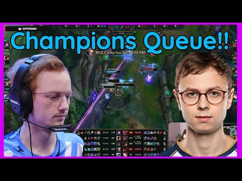 Midbeast Spectates Full 10 Pro Player Champions Queue Game!!