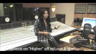 Amerie discusses &quot;Higher&quot; off her new album In Love &amp; War!