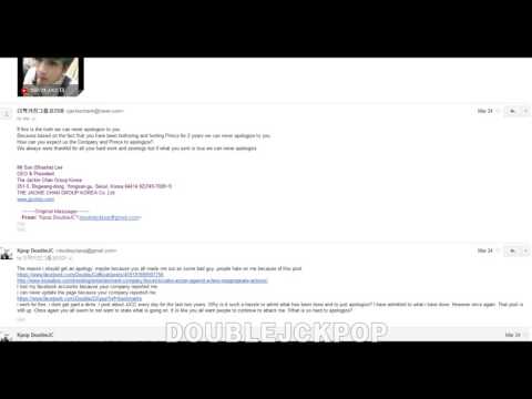 Emails with JJCC's company March 2016