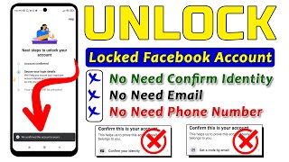 facebook account locked how to unlock without any identity | your account has been locked facebook