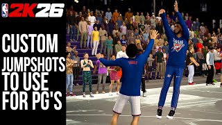 SHORT BUILD JUMPSHOT ADVANTAGE NBA 2K26! WHY THESE PG SHOTS ARE OVERPOWERED
