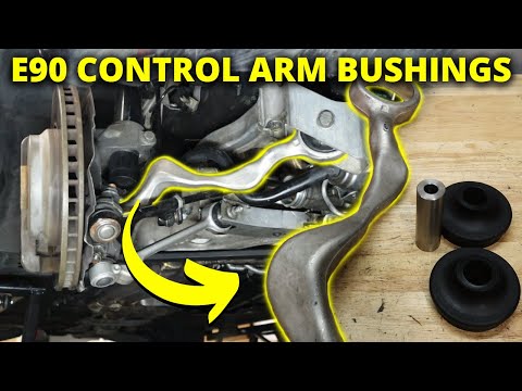 How to: Upgrade your E90/E92 Front Control Arm Bushings (POLYURETHANE VS RUBBER)