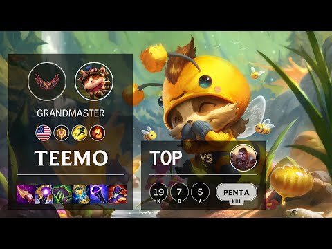 Teemo Top vs Jayce - NA Grandmaster Patch 12.5