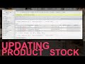 PHP Project: Updating Main Product Stock Record in MySQL Database using PHP - Inventory System