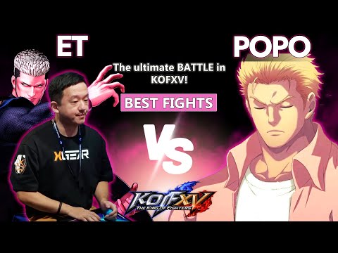 KOF XV 👽 ET (Yamasaki, Benimaru, Goenitz) vs POPO (Kyo, Benimaru, Ryo) - Best Fights KOFXV