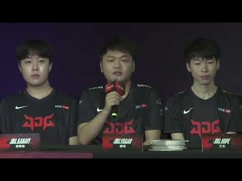 Knight and Yagao casually trashtalking each other