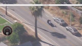 Caught on Camera: Motorcycle Rider's Daring Chase Ends in Custody