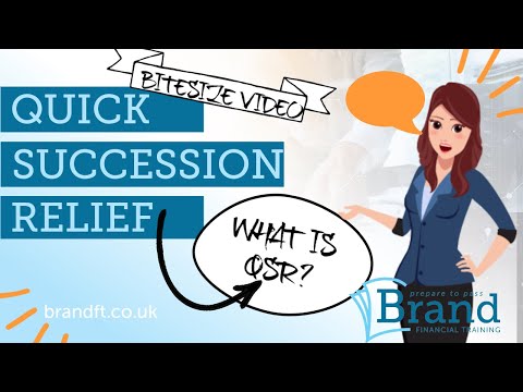 What is Quick Succession Relief (QSR)- How does it work? 2022/23 for CII R03, R06, AF1, AF5
