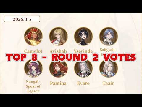 TOP 8 VOTES - ROUND 2 [SWORD OF CONVALLARIA]