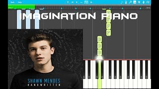 Shawn Mendes - Imagination PIANO TUTORIAL EASY (Piano Cover) Synthesia