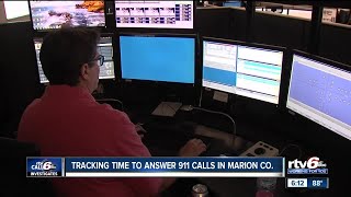 Tracking time to answer 911 calls in Marion County