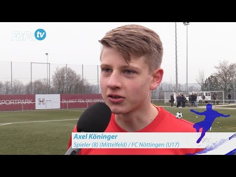 Axel Köninger - FC Nöttingen (U17) - zum Spiel vs. Karlsruher SC 2 (U17), 3.3.2018
